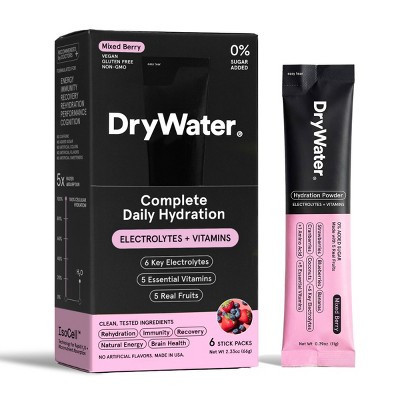 DryWater Mixed Berry - 6ct | Target