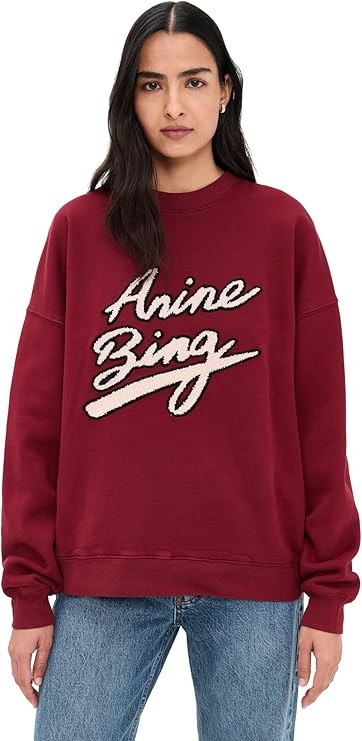 ANINE BING Women's Miles Sweatshirt | Amazon (US)