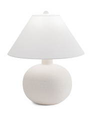 22in Textured Pot Table Lamp | TJ Maxx