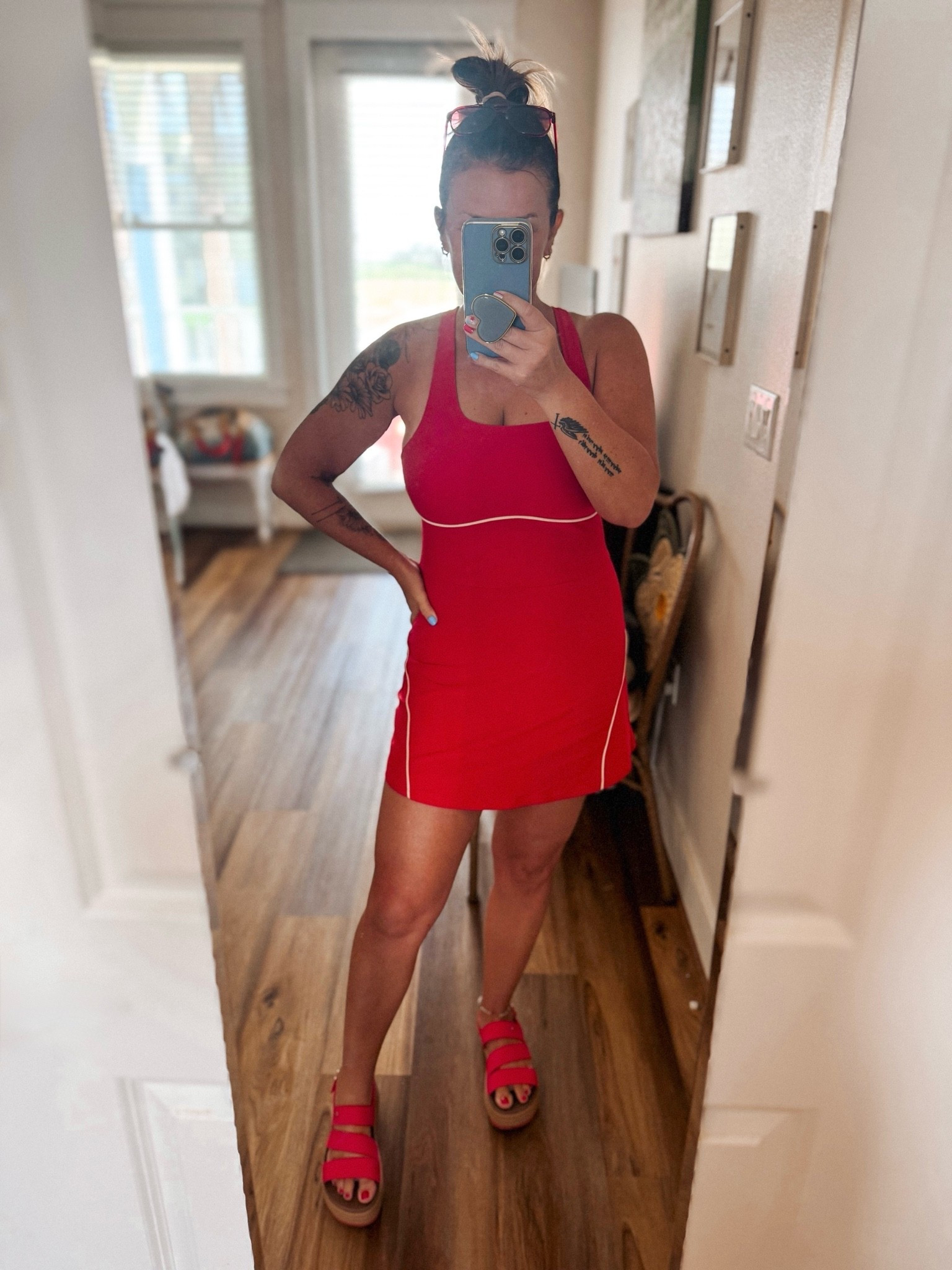 Linked a lot of similar options for this red & white tennis dress ❤️🤍 and found my red reef sandals 25% off!

#LTKootd #LTKSaleAlert
