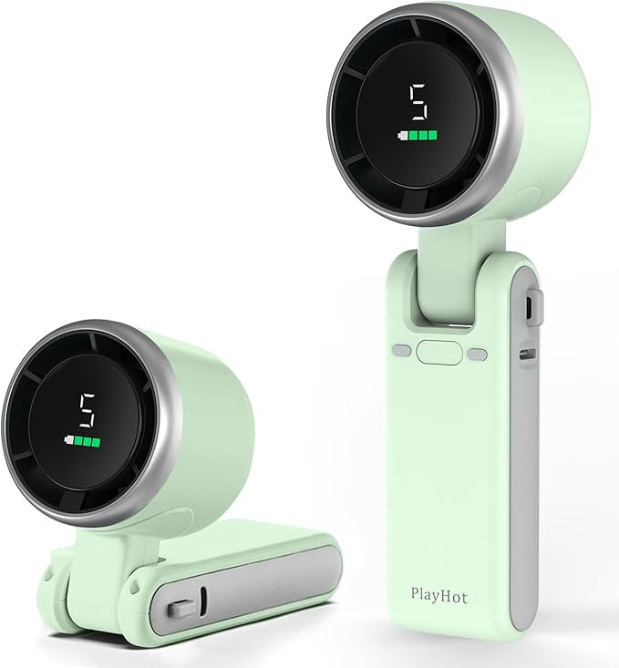 Portable Handheld Turbo Fan, 5 Gear Wind, Battery Operated, Up to 12 Working Hours, 3 IN 1 Hand F... | Amazon (US)