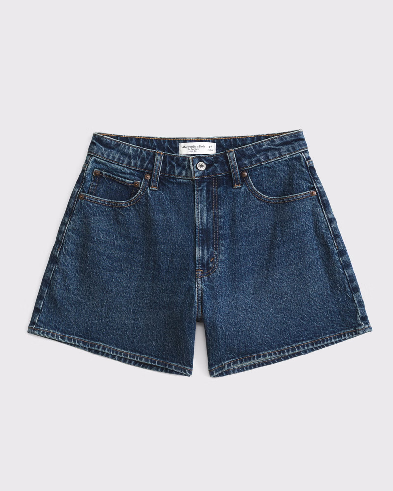 Curve Love High Rise Dad Short | Abercrombie & Fitch (US)