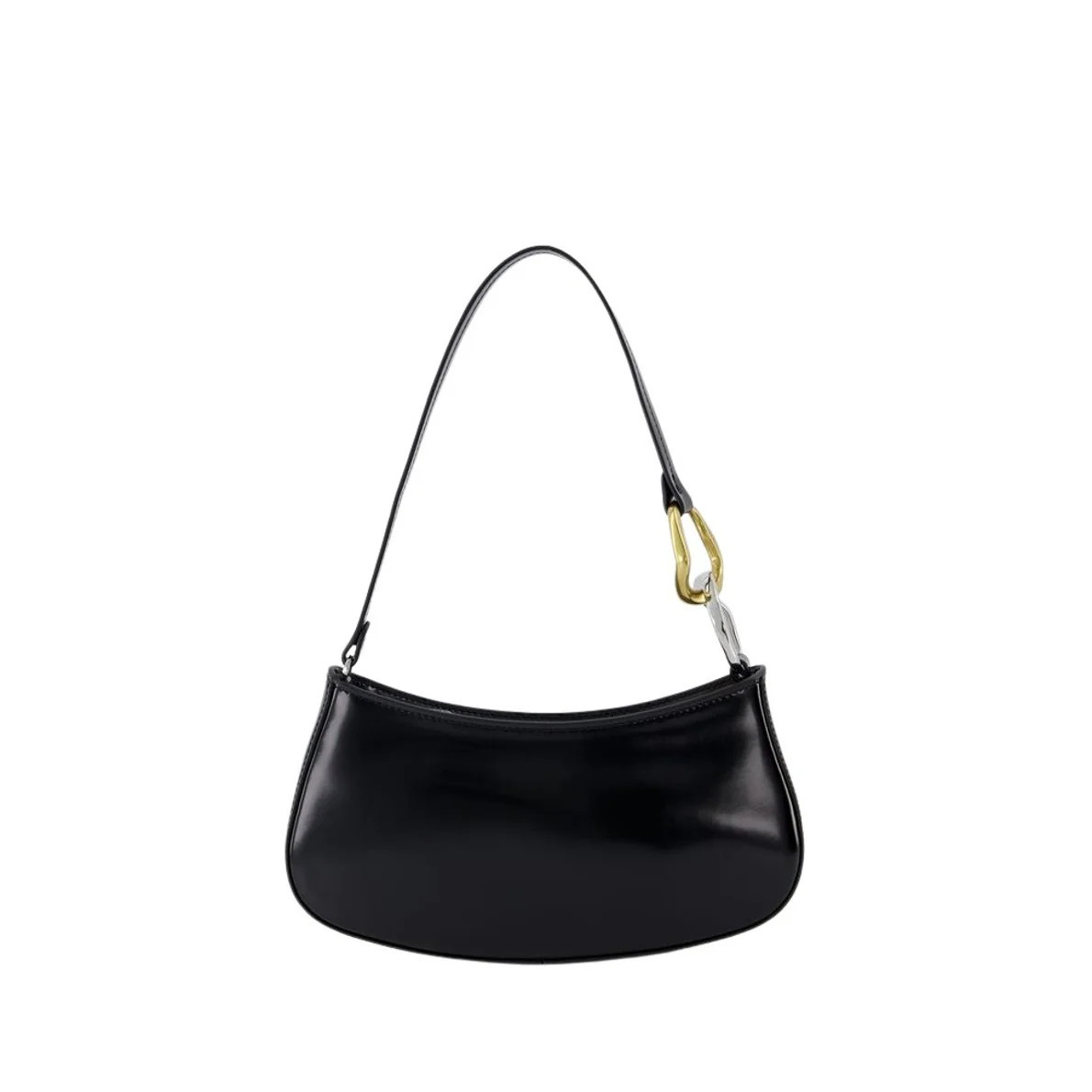 Ollie Hobo Bag - Black - Leather | Shop Simon