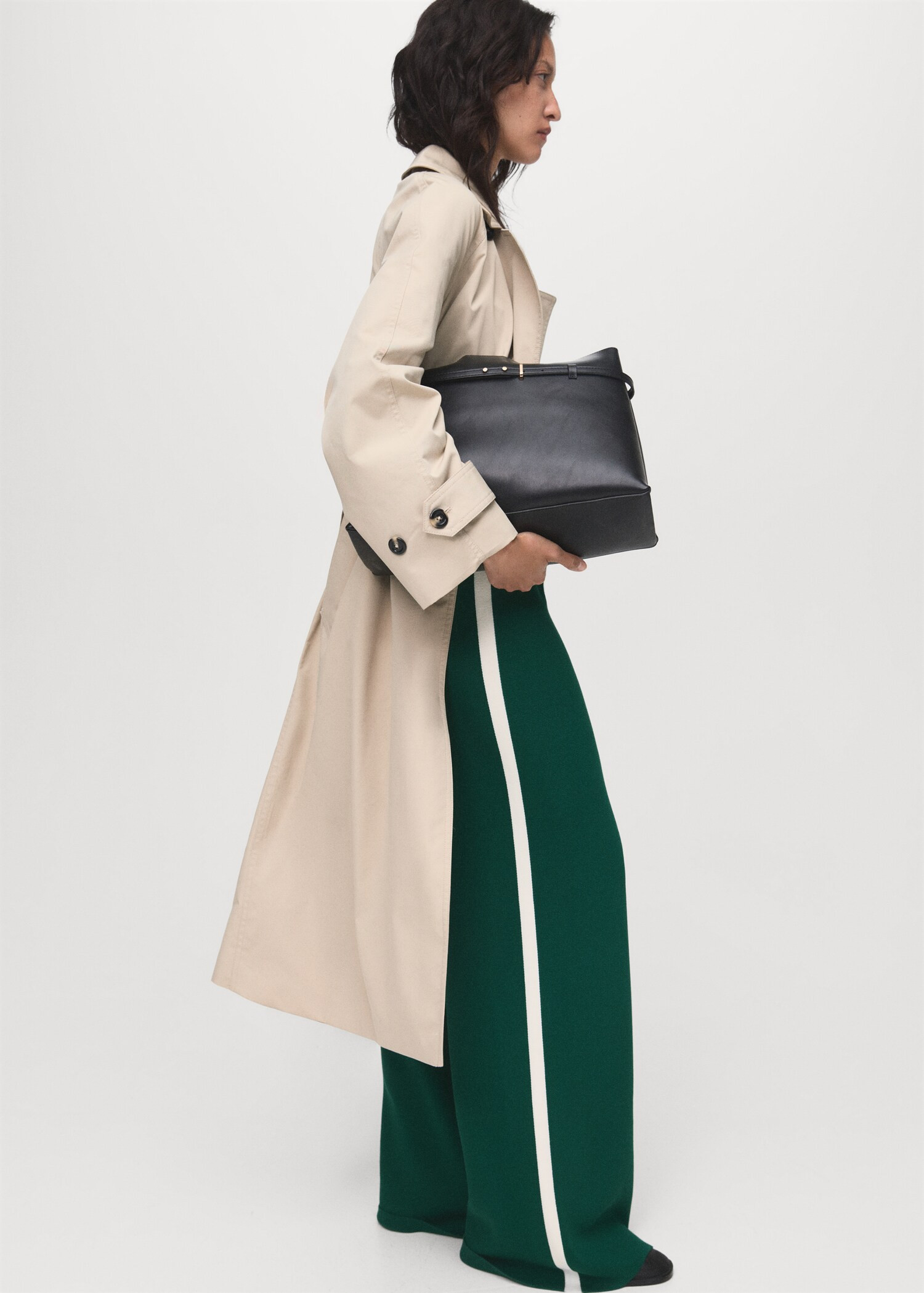 Fine-knit straight-fit pants | Mango (US/MX/AU)