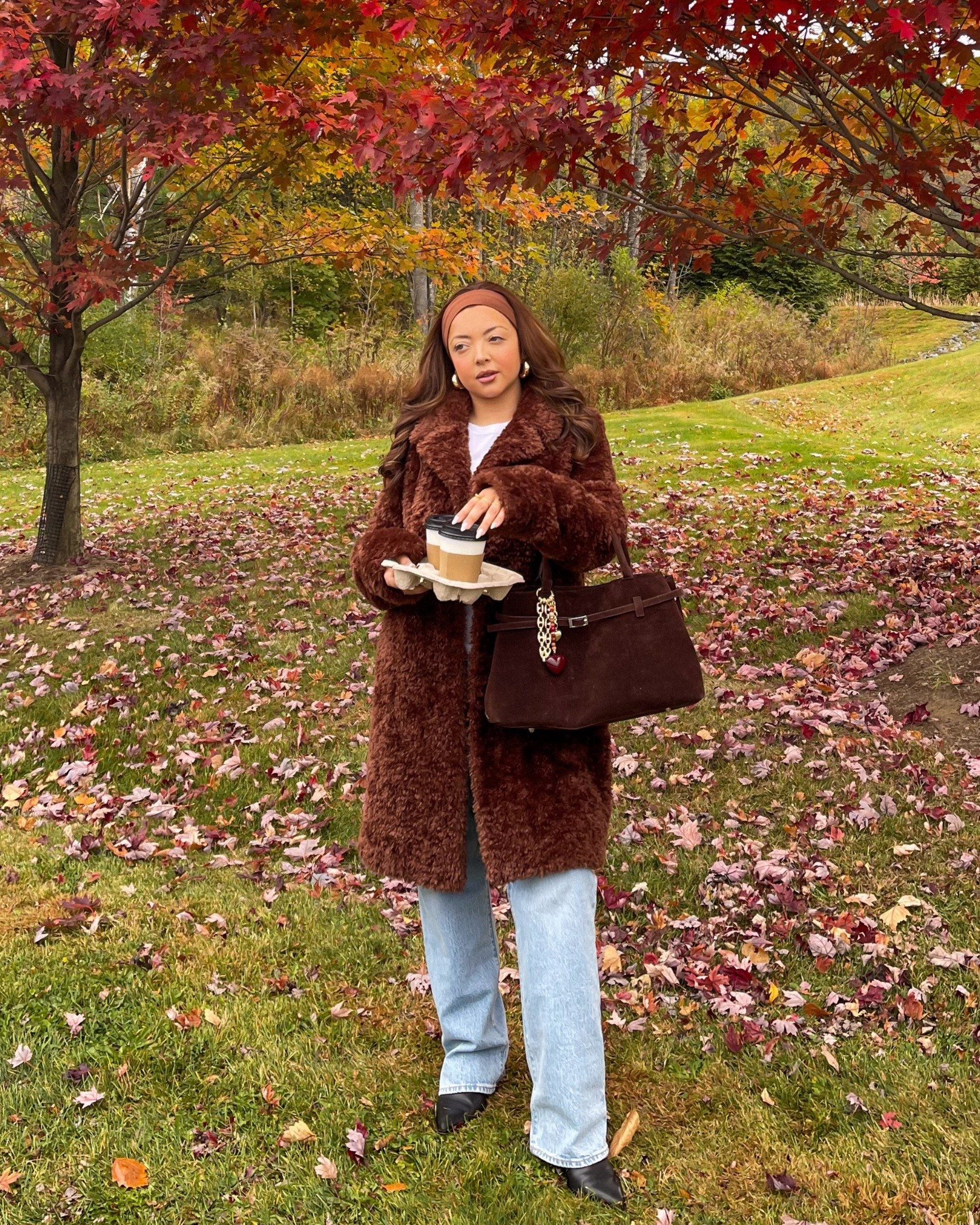 Chocolate brown fur coat, long fur coat, faux fur coat, winter coats, winter outfits, fall outfits 

#LTKSaleAlert #LTKFindsUnder100 #LTKStyleTip