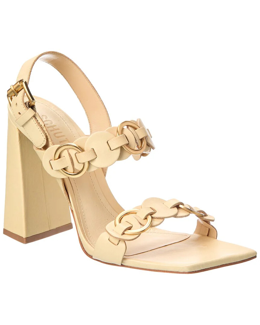 Schutz Selina Leather Sandal | Shop Simon