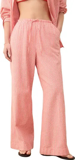 Marine Layer Seersucker Wide Leg Pants | Nordstromrack | Nordstrom Rack
