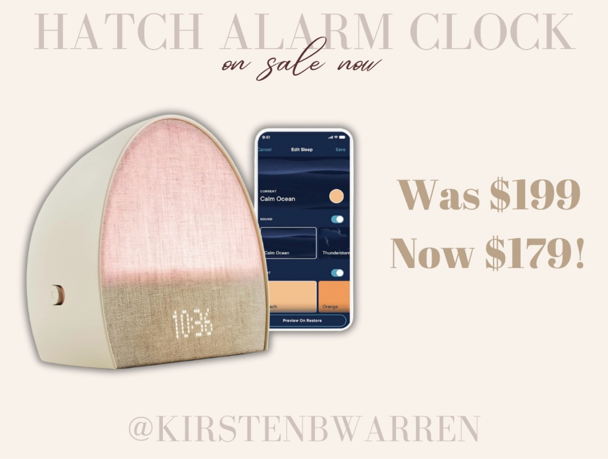 Y’all, I LOVE my hatch. Cannot imagine mornings without it!! This is a great sound machine and alarm clock and it’s $20 off! 

#LTKGiftGuide #LTKfamily #LTKhome