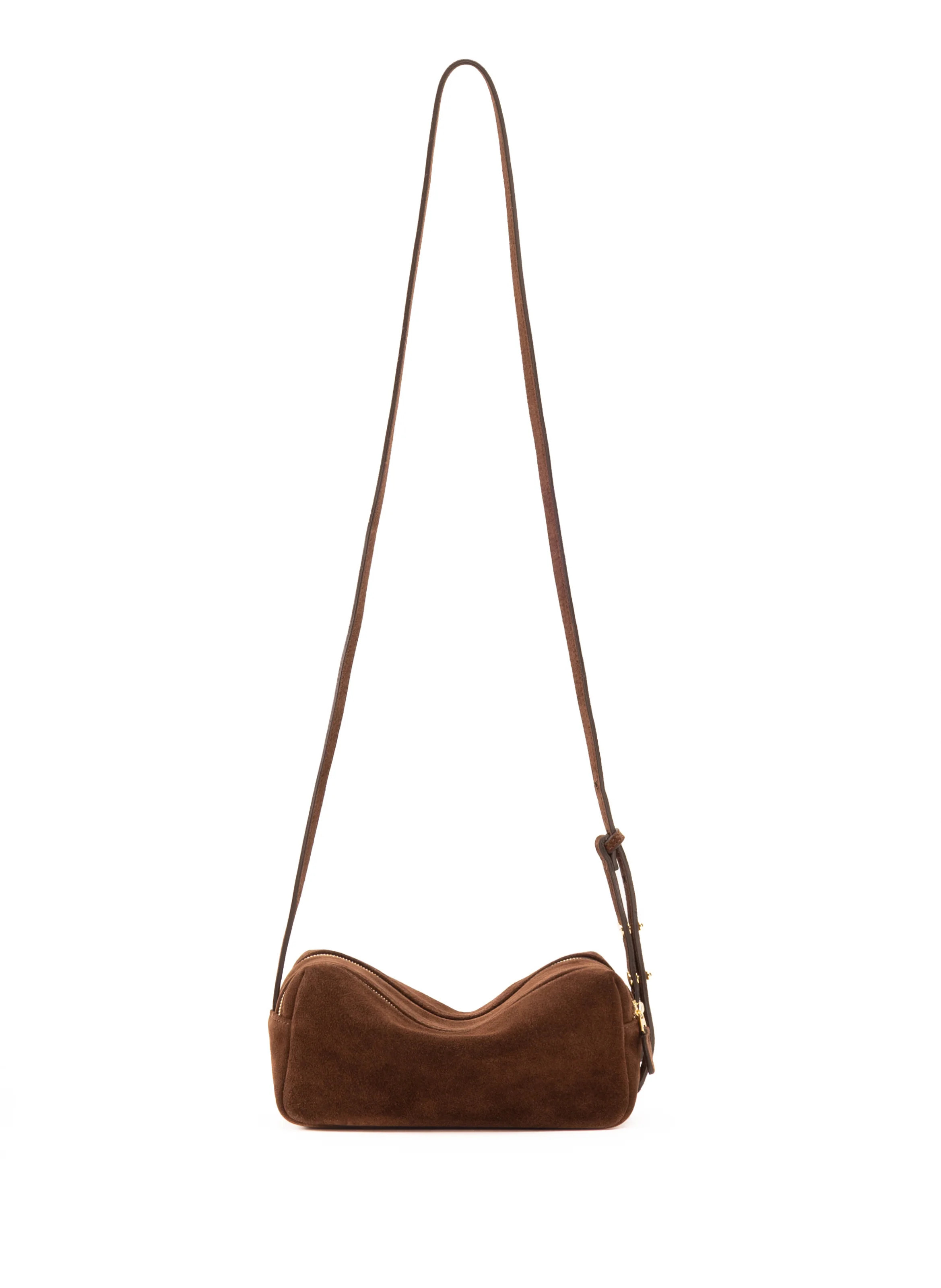 Mini Trousse Suede Brownie - Handbags for Women - Elleme | Elleme