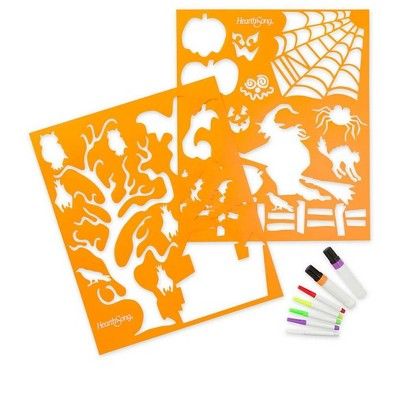 Chalkscapes Halloween Stencil & Window-Writer Kit - Hearthsong | Target