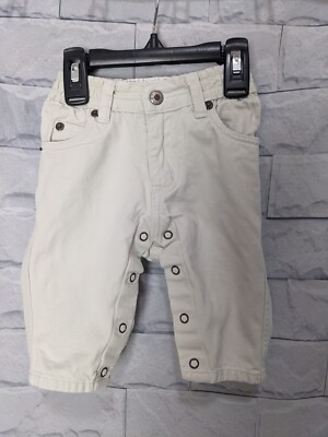 Baby Gap Light Tan Khaki Vintage Pants with Snap Closure Inseam Size S (1-6M)  | eBay | eBay US