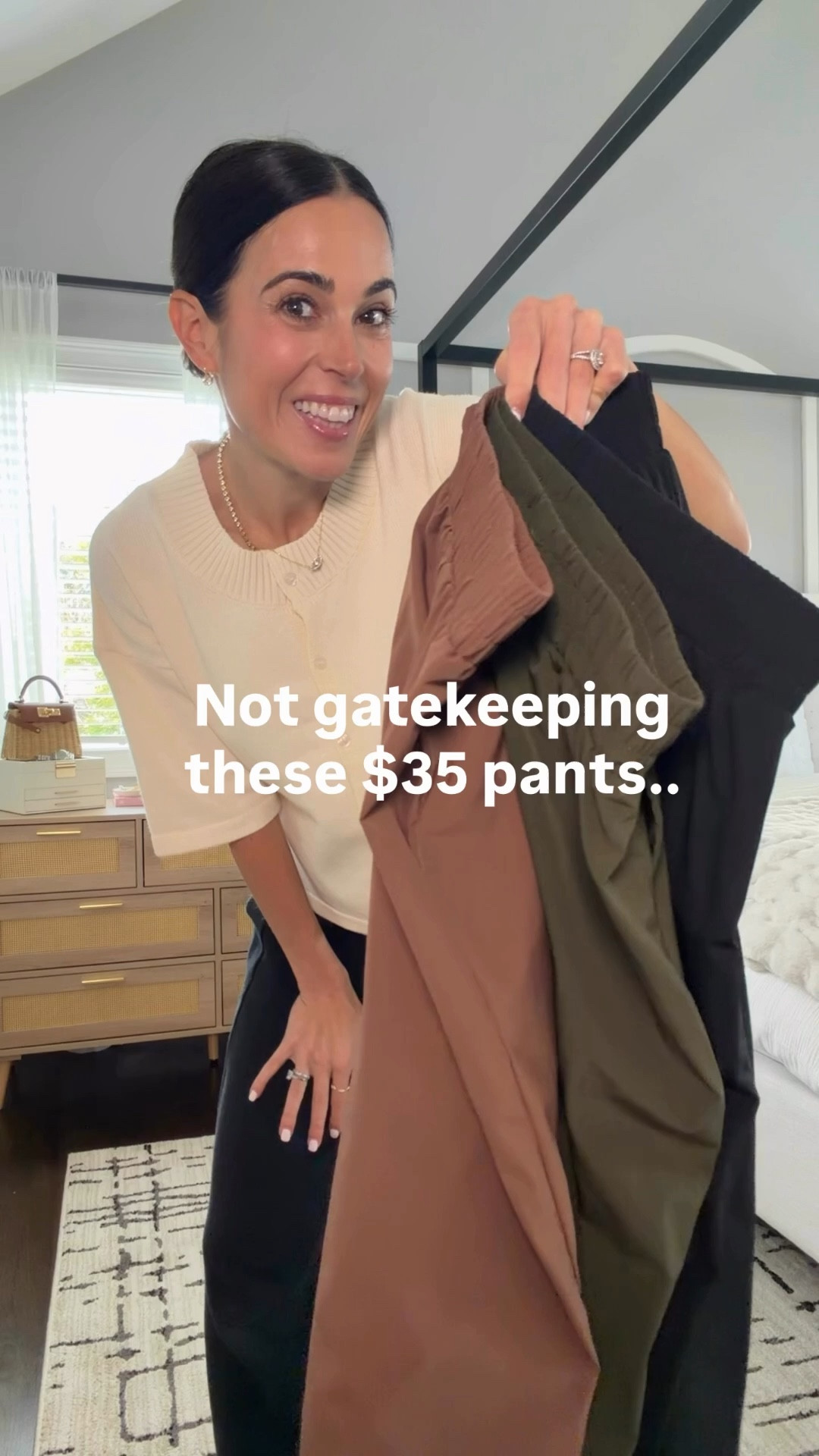 Not gatekeeping these $35 pants because they’re TOO good 🙌🏻

They honestly look like a $250+ pair… 👀 

Lightweight, super flattering, and give that effortless “put together” look without even trying
You’ll wear them nonstop!

If you love easy outfits that just work… you need these

💌 type “PANTS” and I’ll send you the link

spring outfits, amazon fashion, affordable style, comfy chic, everyday outfits, 40+ style

#LTKSeasonal #LTKOver40 #LTKmomlife