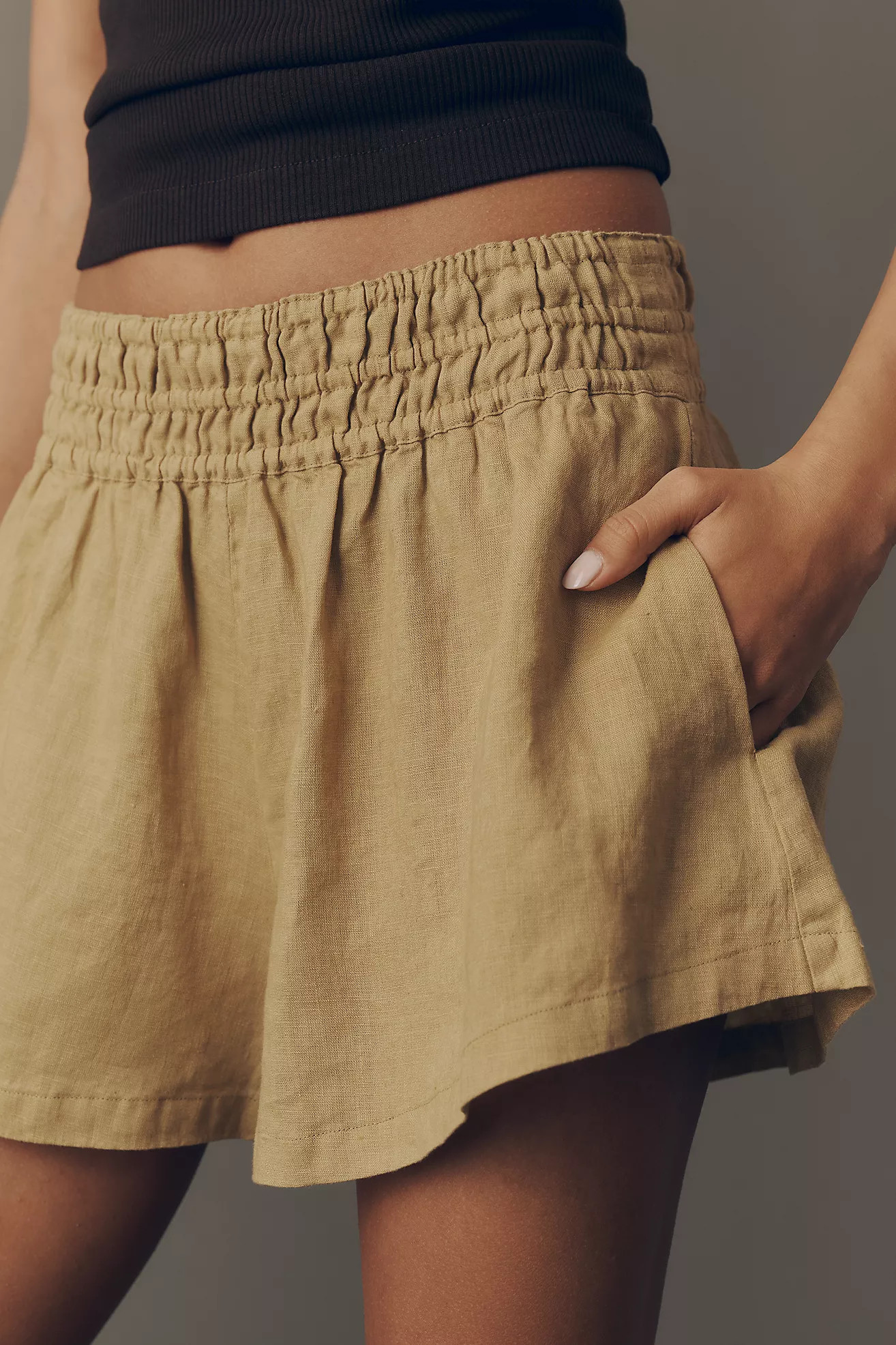 The Somerset Linen Shorts | Anthropologie (US)