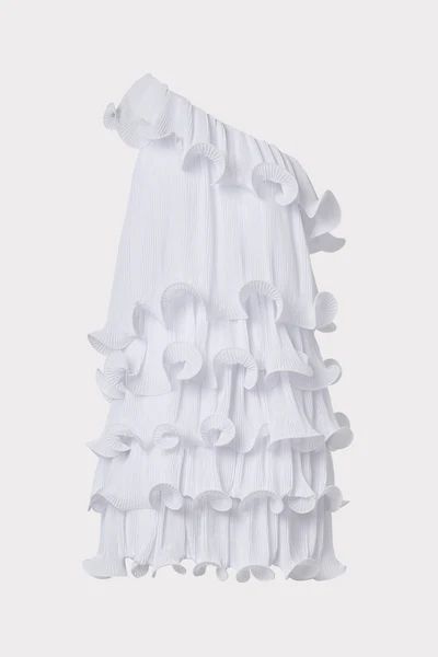 Blakely Tiered Ruffle Mini Dress | MILLY