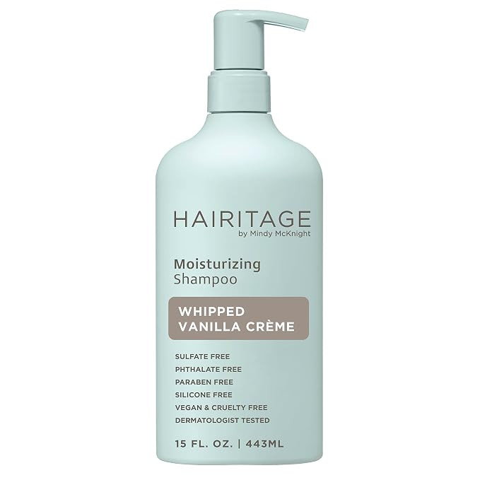 Hairitage Vanilla Moisturizing Shampoo | Hydration for All Hair - Color & Treated, Fine to Dry Da... | Amazon (US)