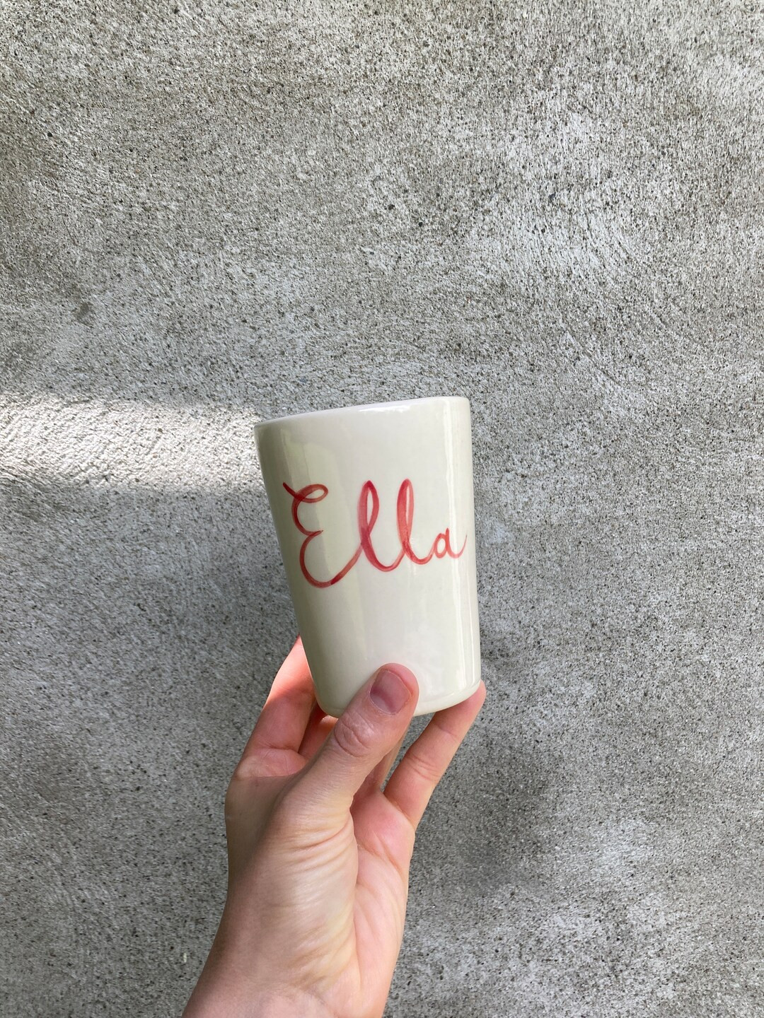 Personalized NAME Calligraphy Ceramic CUP - Etsy | Etsy (US)