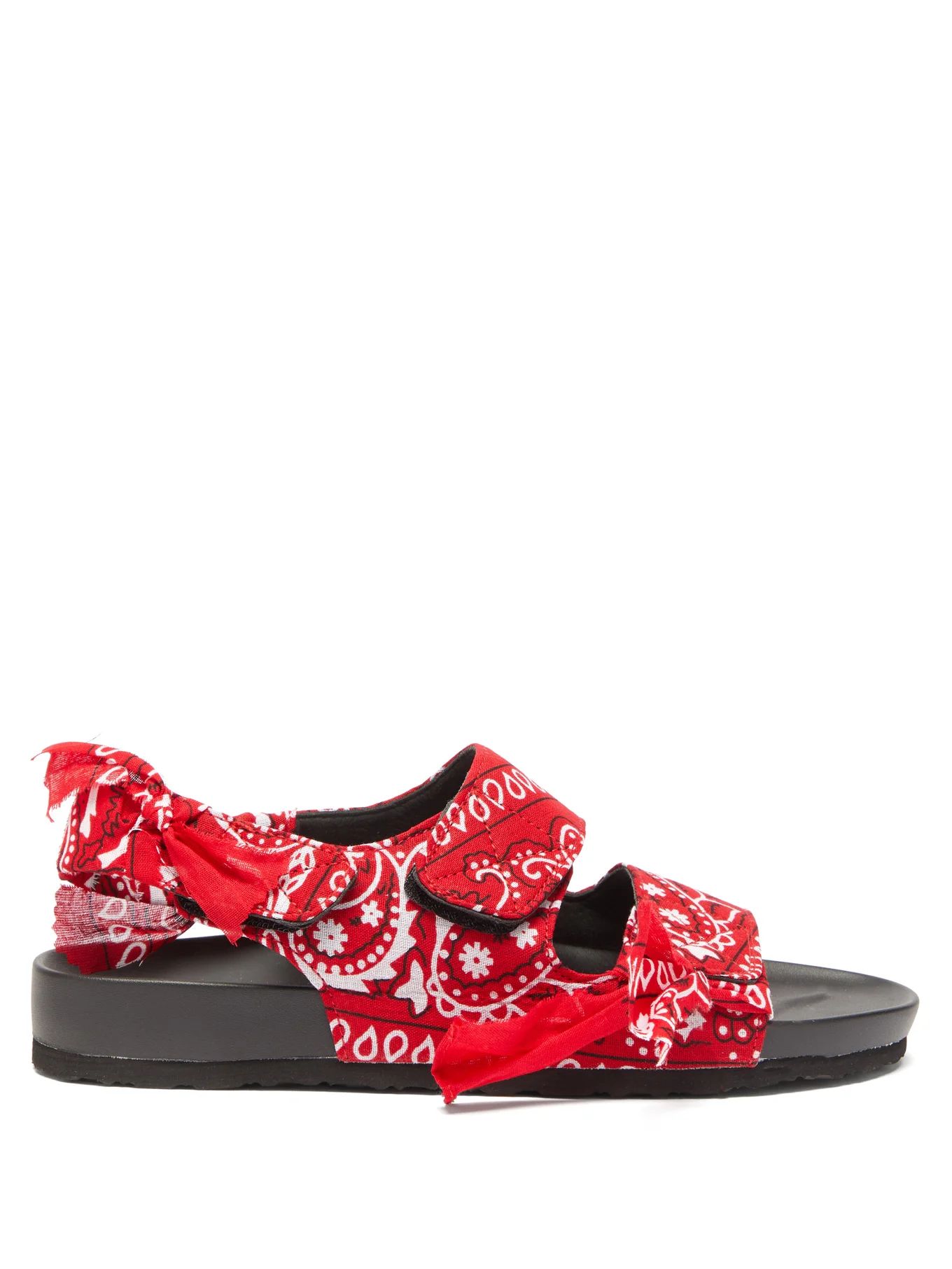 Apache paisley-print moulded-sole sandals | Matches (UK)