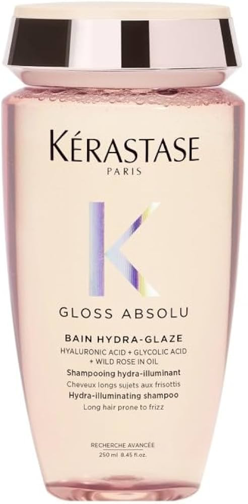 K\u00e9rastase Gloss Absolu Shampoo for All Hair Types, with Glycolic Acid, Hyaluronic Acid & Wil... | Amazon (UK)