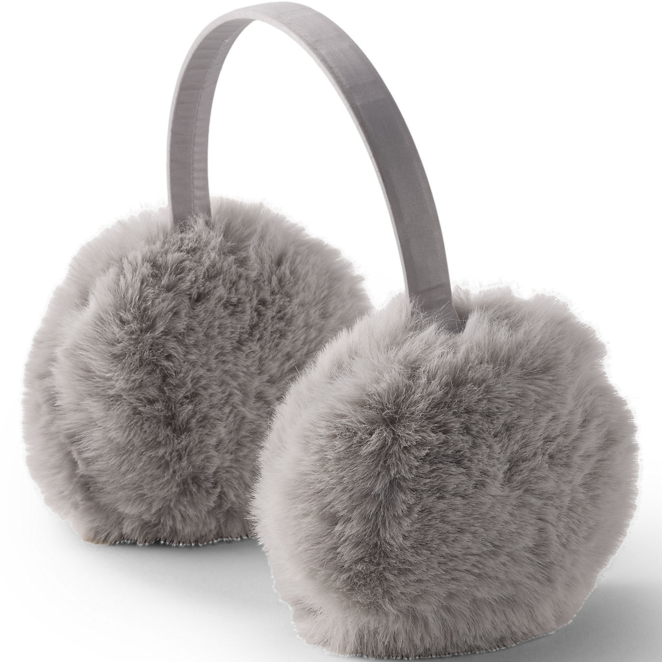 Women's Faux Fur Earmuffs | Lands' End (US)