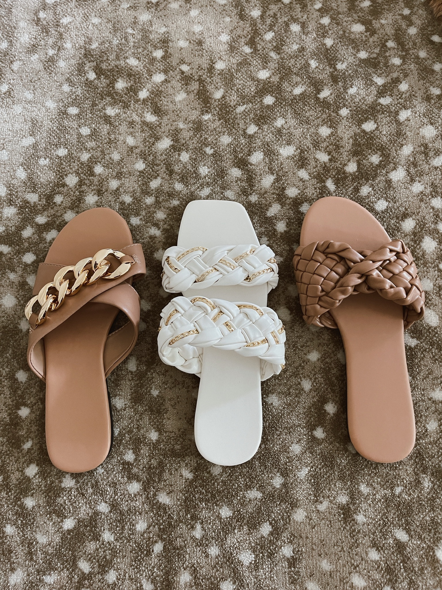 Sandals - Amazon sandals - spring shoes - spring sandals - crossover sandal - sandal with gold chain - braided sandal - slid sandal

#LTKshoecrush #LTKunder50 #LTKstyletip