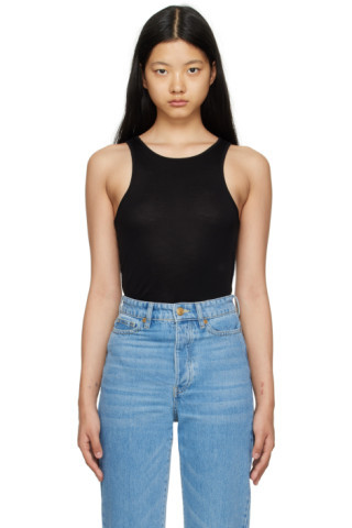 Black Amieeh Tank Top | SSENSE