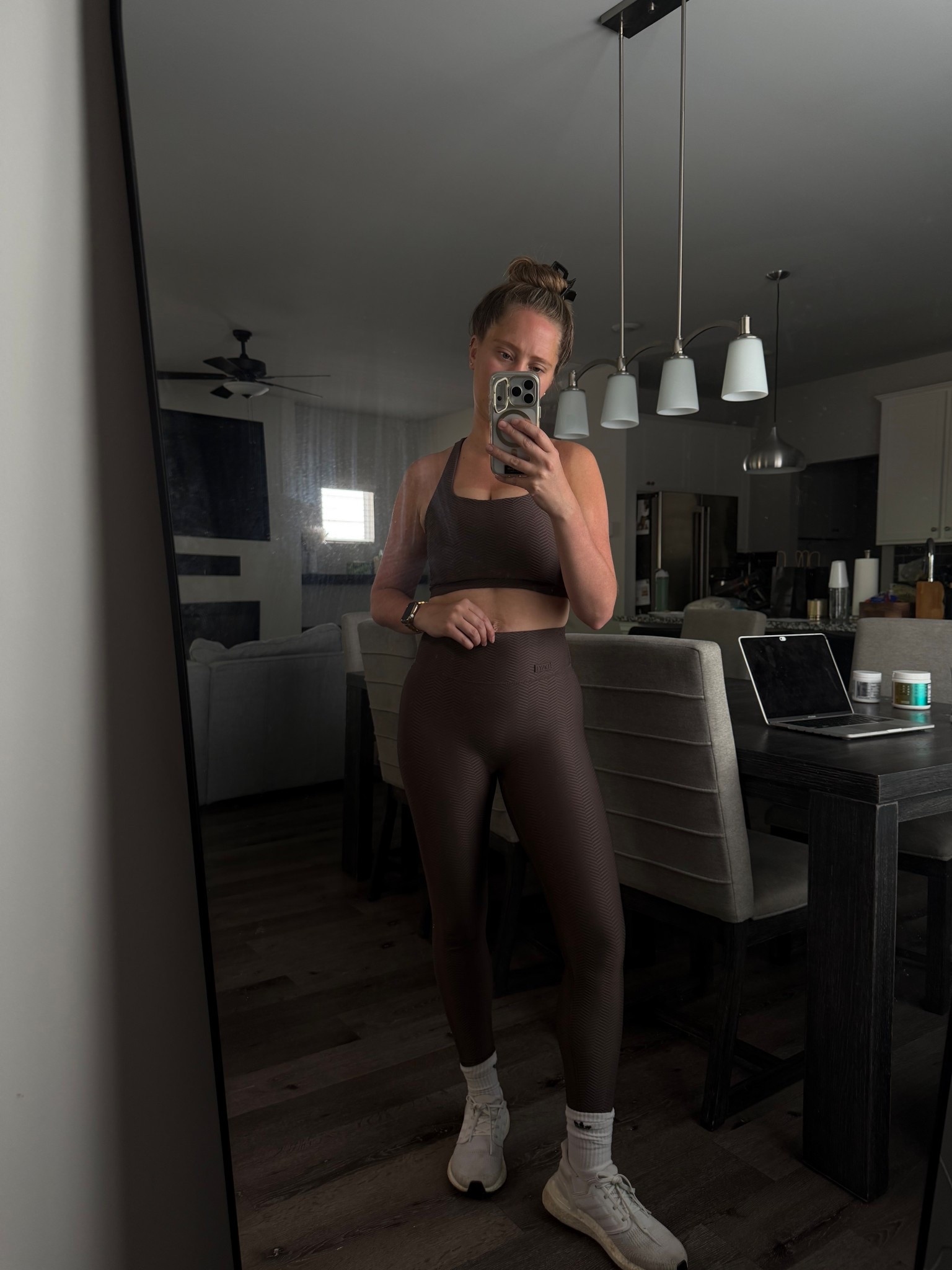 Still loving my herringbone set from Day 1. 

Wearing a size small in both. Plus they are 50% off right now  

#LTKselfcare #LTKfitnessgoals #LTKActive