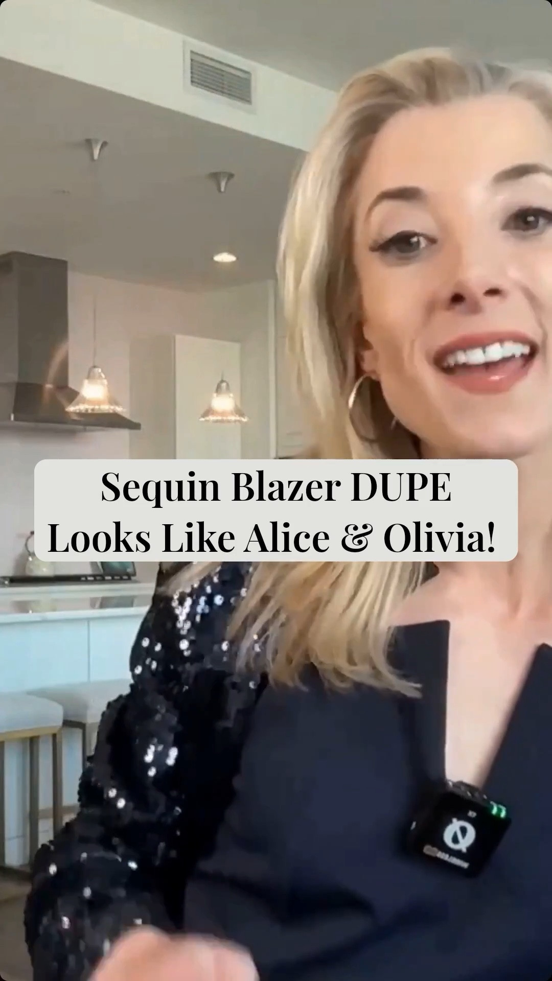 Sequin Blazer DUPE Looks Like Alice & Olivia! Amazon fashion finds on a budget LTK petite and LTK tall girl friendly! LTK seasonal party ltk ootd 

#LTKTall #LTKootd #LTKSeasonal