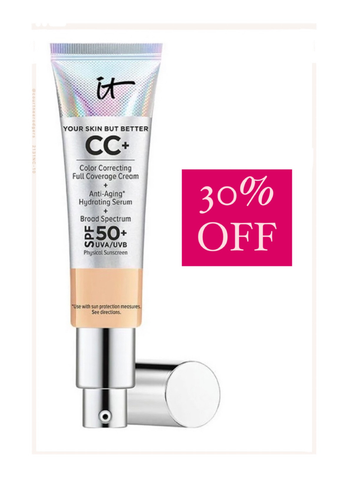 It cosmetics Cc cream! I’ve worn this for years! 30% off!

Beauty, makeup, Black Friday, best seller 

#LTKbeauty #LTKGiftGuide #LTKsalealert