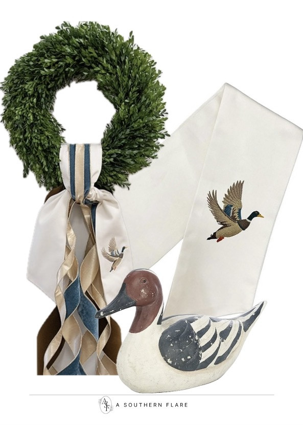 Wreath Scarf/ Home Accessories