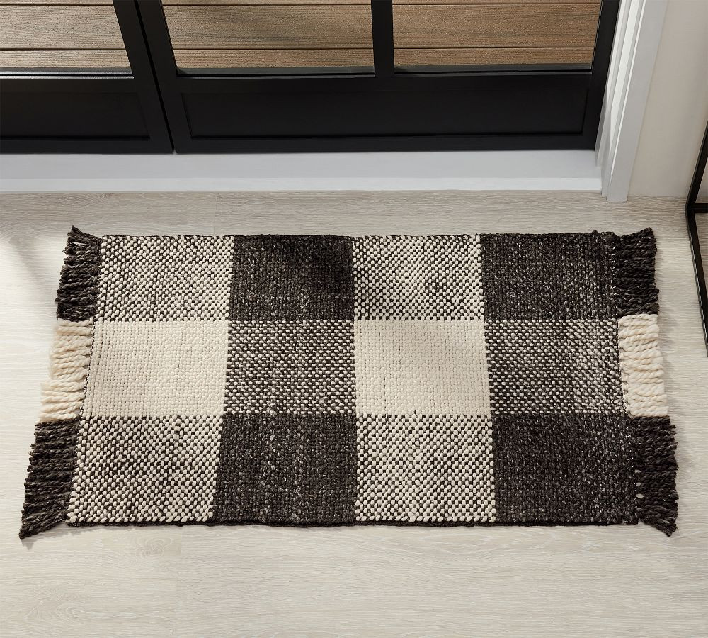 Bryce Check Easy Care Mat | Pottery Barn (US)