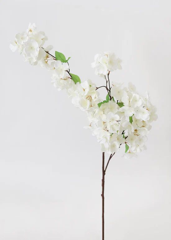 Faux Cherry Blossom in White - 44 | Afloral (US)