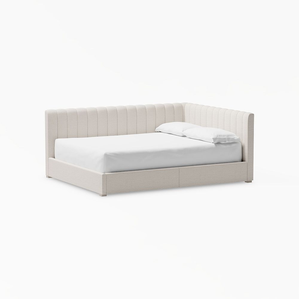 Avalon Upholstered Corner Storage Bed | Pottery Barn Teen