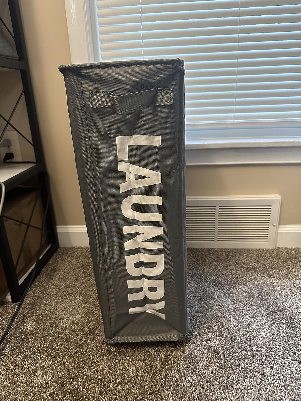 Caroeas 22" Rolling Slim Laundry Basket with Stand Foldable Waterproof Sorter and Organizer on Wh... | Amazon (US)