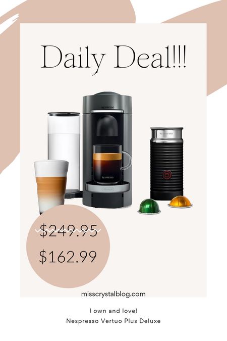 Sale alert on my Nespresso machine. 

#LTKMostLoved #LTKhome #LTKsalealert