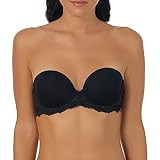 OnGossamer Women's Beautifully Basic Strapless Bra, Black, 32B | Amazon (US)