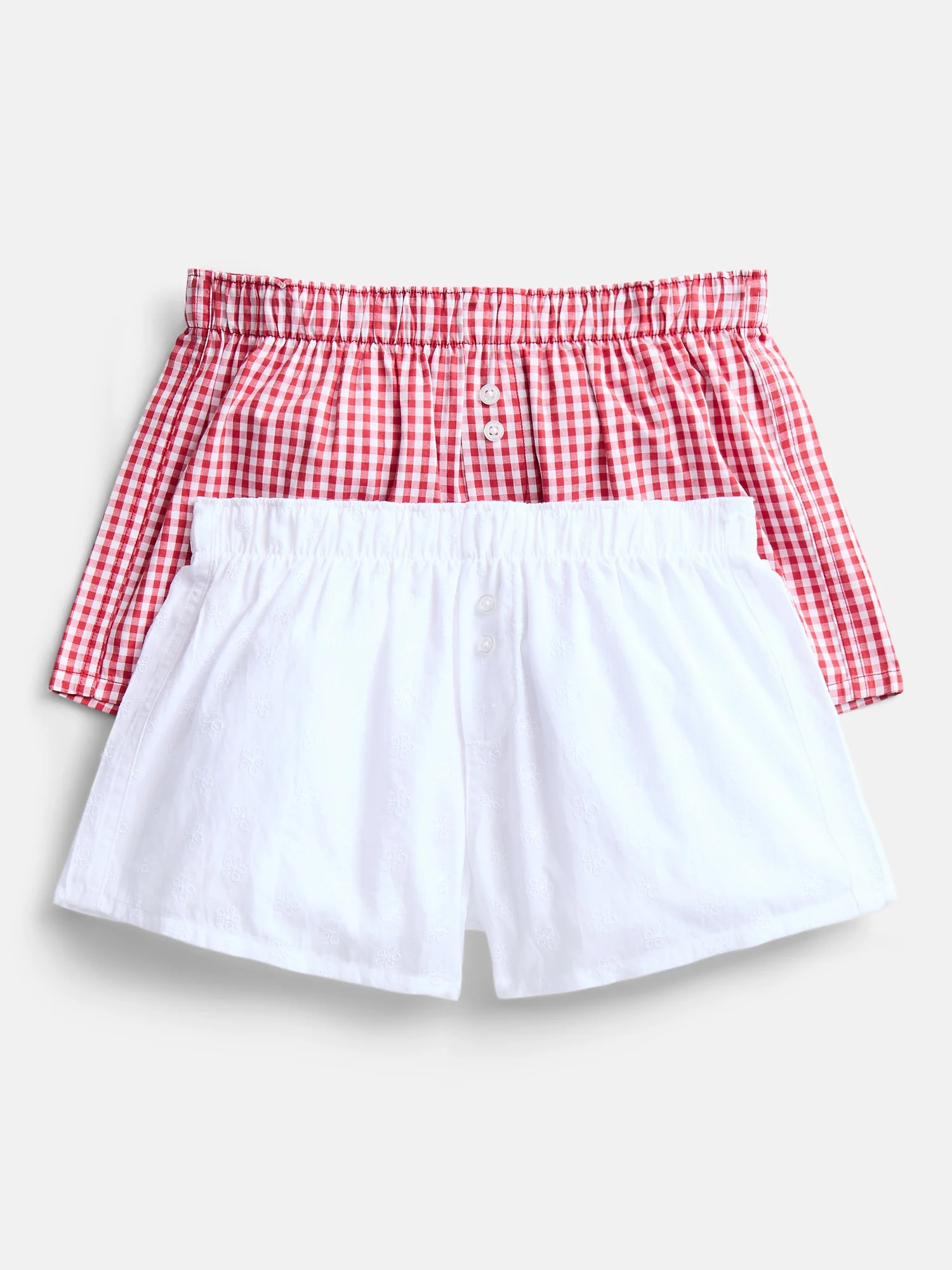 Weekend Academy Girls 2Pk Cotton Boxer Short, Sizes XS to XXL | Walmart (US)