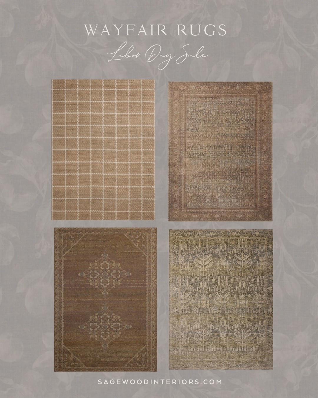A few of our favorite rugs on sale now @Wayfair 

Sale, rugs, rug, bedroom rug, living room, designer look

#LTKHome #LTKSaleAlert