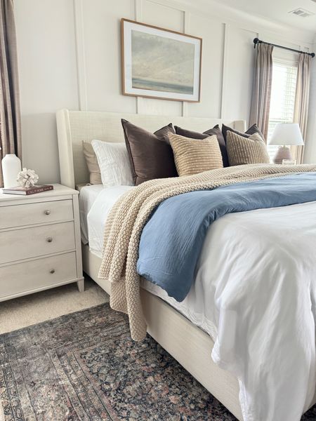 Master Bedroom Bedding! 

Layered bedding, cozy bedding, cozy earth, bedroom throw pillows, throw blanket, king bed, upholstered bed, Tilly bed, neutral bedding, neutral bed, coastal bedroom, modern organic bedroom, modern organic bed, transitional bedroom, transitional beddingg

#LTKhome #LTKstyletip #LTKfamily