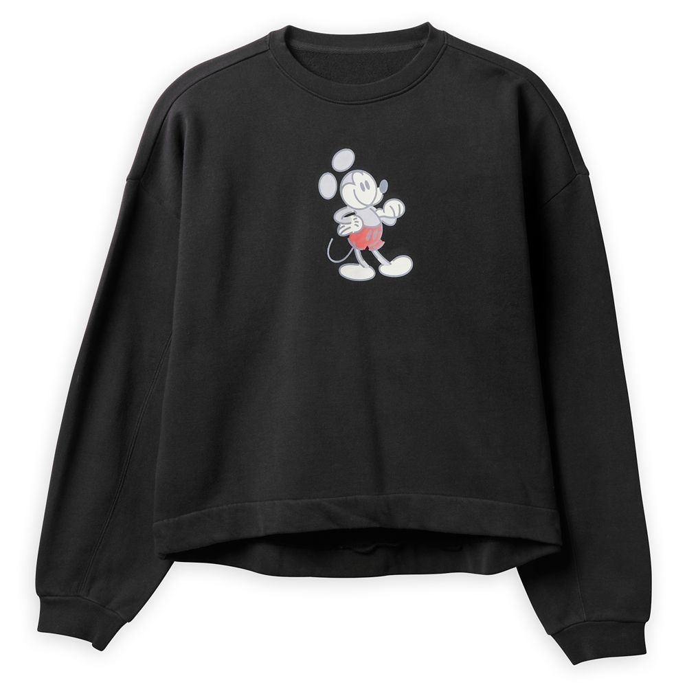 Mickey Mouse Genuine Mousewear Pullover Sweatshirt for Women – Black | Disney Store