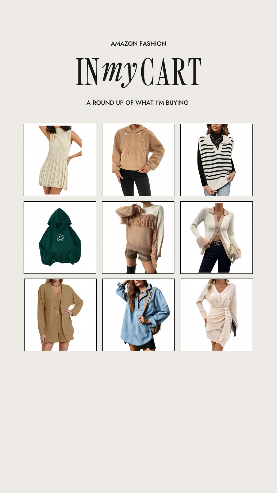 Shop what’s in my Amazon cart this week! 

#LTKfindsunder50 #LTKstyletip #LTKSeasonal