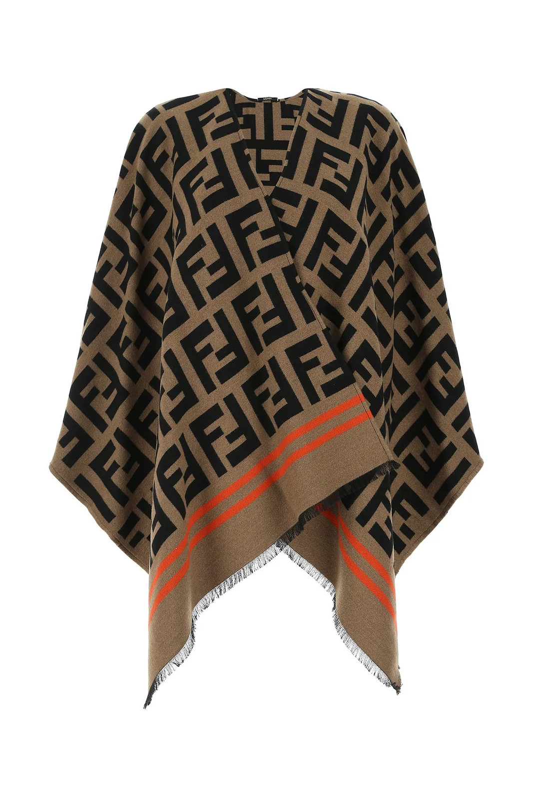 Fendi FF Motif Poncho | Cettire Global