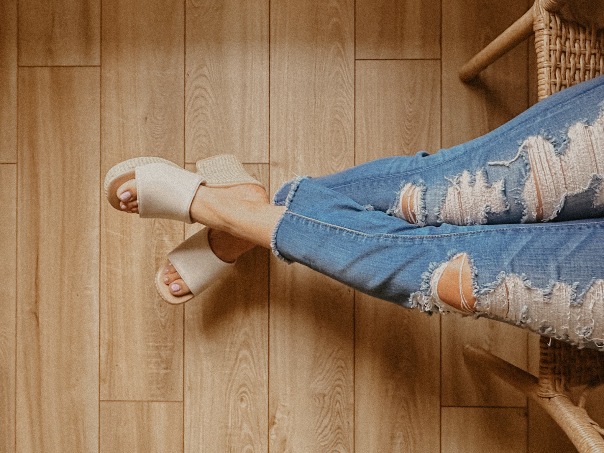 these wedge, chunky heels look not only adorable with a dress but also jeans

exact ones linked and similar on Amazon 

jeans are old but linked a similar pair  👖 

dress up / sliders / chunky heels / denim / holy jeans

#LTKShoeCrush