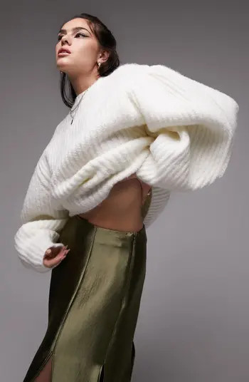 Volume Sleeve Sweater | Nordstrom