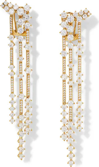Nadri Cassi Pavé Fringe Earrings | Nordstrom | Nordstrom