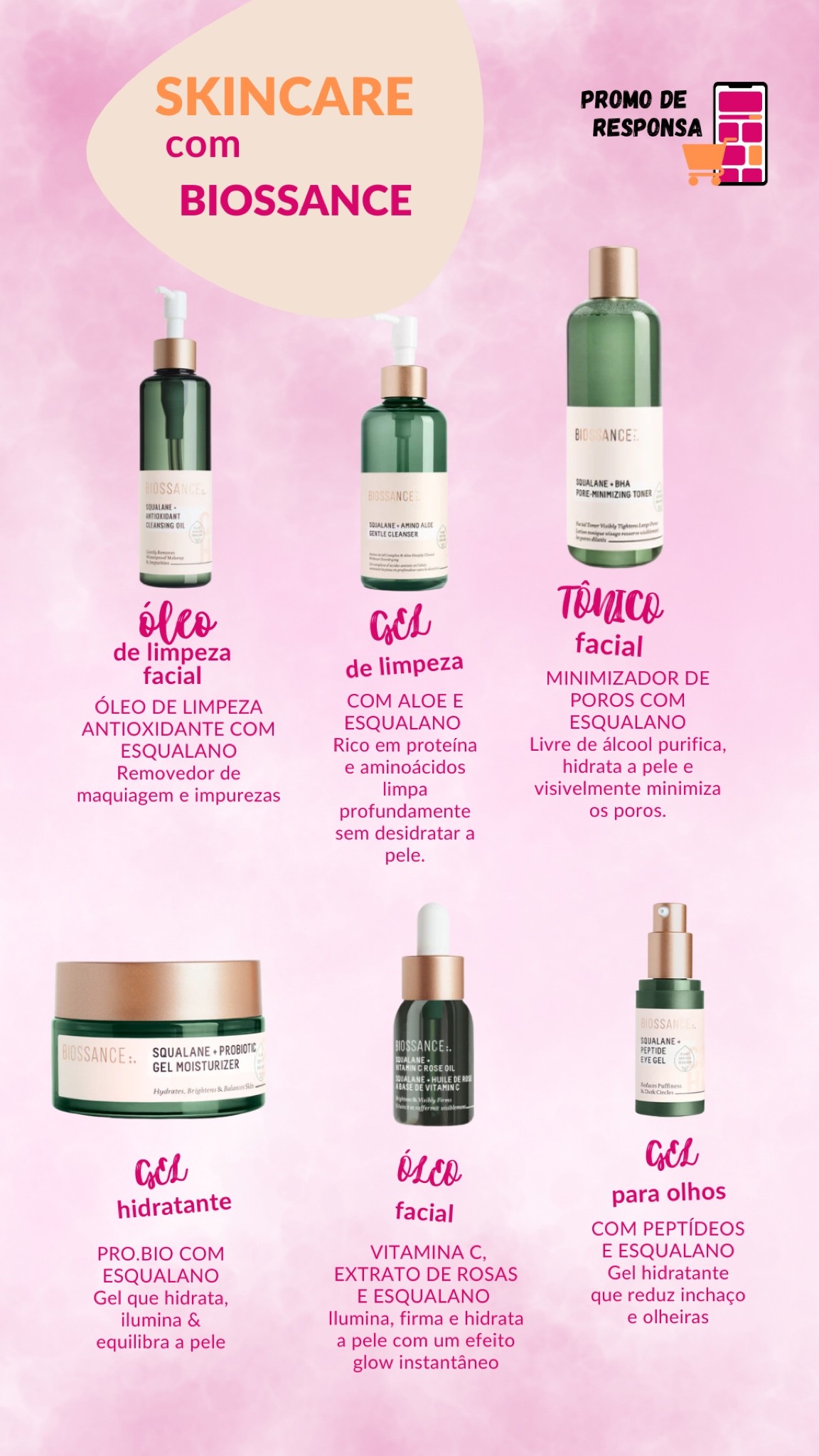 Esses produtos da Biossance são incríveis!!!
Você tem que experimentar😍😍

#ChallengeLTK