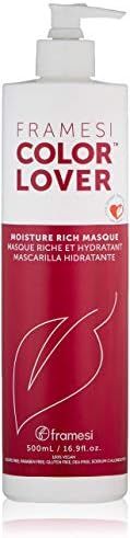 Amazon.com: Framesi Color Lover Moisture Rich Masque, 16.9 fl.oz, Sulfate Free Hair Mask for Colo... | Amazon (US)