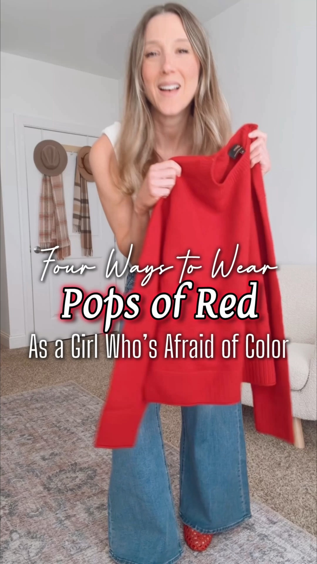 The best thing about having a capsule wardrobe is being able to add one color that feels fun at any time. Adding little pops change everything and it’s easy to decide how much color to add! Subtle. Bold.  And it all can be done with only a few amazing pieces! For me, pops of red are trending and I’m loving these pieces so much.  @quince #quincepartner