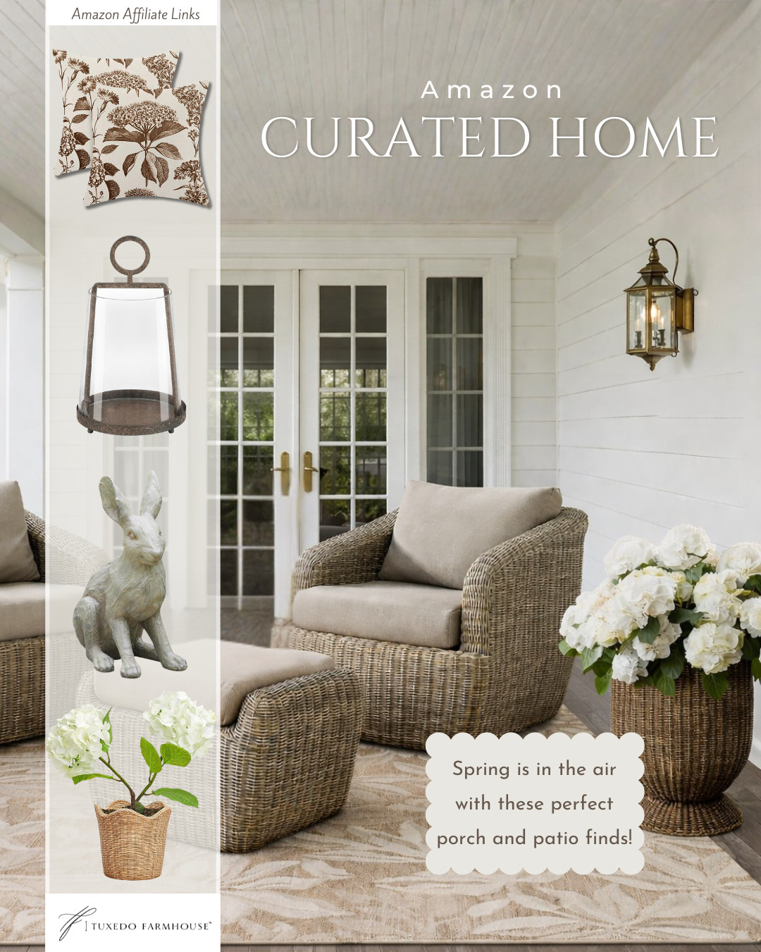 Woven textures, soft neutrals, and spring-ready accents make it easy to create a warm, welcoming porch for relaxing mornings or evening chats. These timeless Amazon finds add comfort and charm while effortlessly elevating your outdoor space for the season.

#LTKHome #LTKSeasonal #LTKSaleAlert #porchdecor #springrefresh #outdoorliving #cozyhome #patioinspo 

 