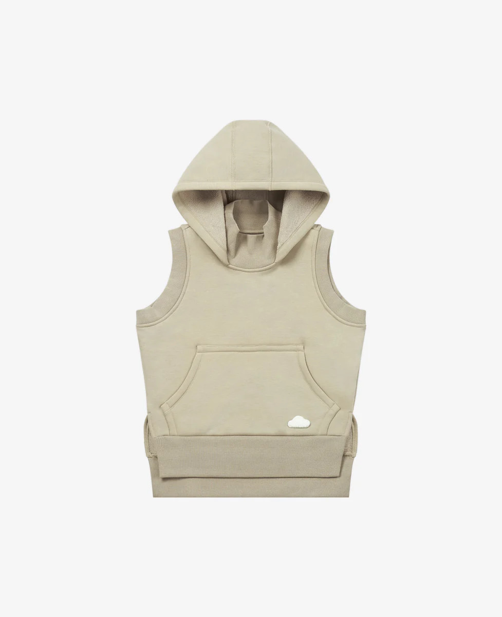 Recycled Fleece Vest - Oat | Petite Revery