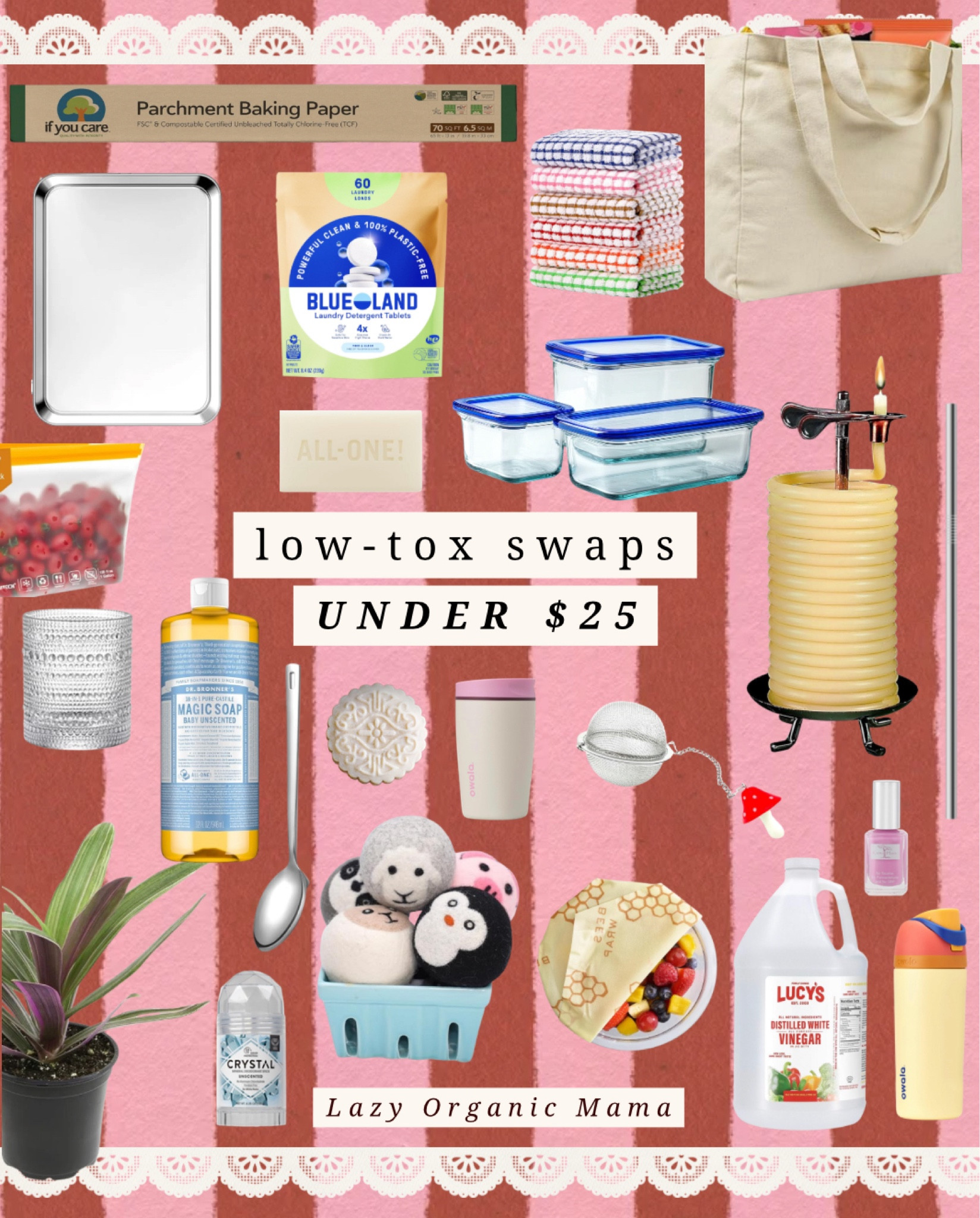 The low-tox and crunchy swaps that are *budget friendly* and under $25. These ship fast and are super great for wanting to buy better quality without breaking the bank.  🫶🏻✨🍓

#LTKfoodie #LTKmomlife #LTKHome
